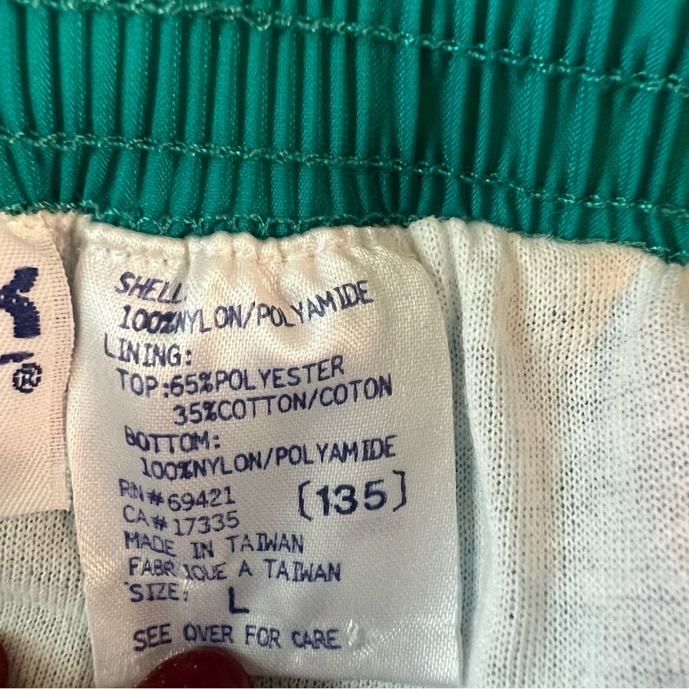 Vintage Reebok Teal‎ Track Pants with zipper detail Size Large - Picture 7 of 7